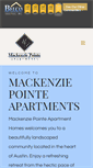 Mobile Screenshot of mackenziepointeapartments.com